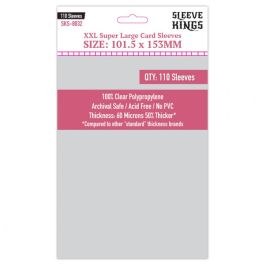 Deck Protector Sleeves: XXL Super Large 101.5x153mm (110)