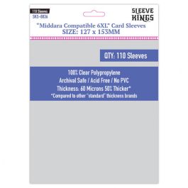 Deck Protector Sleeves: 6XL Middara 127x153mm (110)