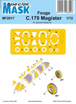 Special Mask 1/72 Fouga C.170 Magister Mask