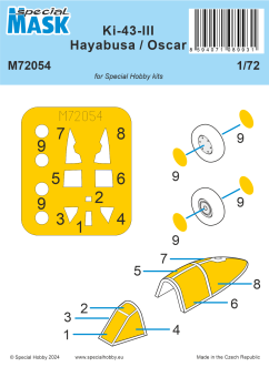 Special Hobby 1/72 Nakajima Ki-43-III Hayabusa / Oscar MASK