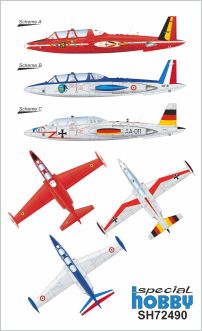 Special Hobby 1/72 Fouga CM.170 Magister Aerobatic Teams'