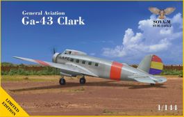 Sova-M 1/144 General Aviation GA-43 "Clark" passenger aircraft (L.A.P.E. airline)