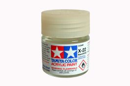 Tamiya Acrylic X-22 Clear (6 Pack)