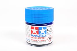 Tamiya Acrylic X-23 Clear Blue (6 Pack)