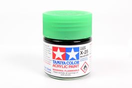 Tamiya Acrylic X-25 Clear Green (6 Pack)