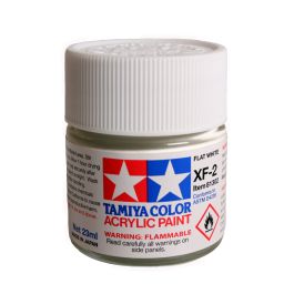 Tamiya Acrylic XF-2 Flat White (6 Pack)