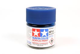 Tamiya Acrylic XF-8 Flat Blue (6 Pack)