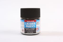 Tamiya Lacquer LP-3 Flat Black (6 Pack)