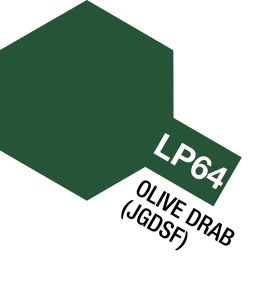 Tamiya Lacquer LP-64 Olive Drab JGSDF (6 Pack)