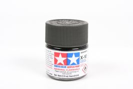 TAM-MX10 Tamiya Paints Gun Metal Mini Acrylic Gloss Finish 10ml
