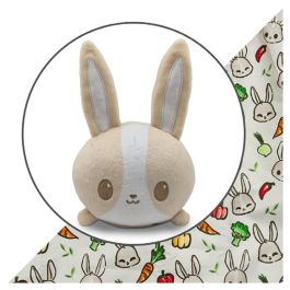 Plushie Tote: Light Brown Bunny/Veggies