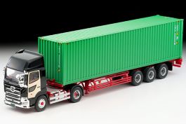Tomica Limited Vintage 1/64 LV-N292c HINO PROFIA 40ft Marine Container Trailer Black (Diecast)