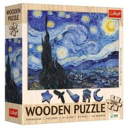 Puzzle: Van Gogh Starry Night 200pc Wood