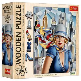 Puzzle: Summer in the City 200pc Wood