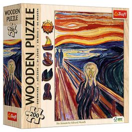 Puzzle: Scream Edvard Munch 200pc Wood