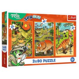 Puzzle: Trefliks World of Dinos 3x80pc