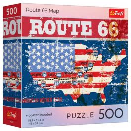 Puzzle: Route 66 Map 500pc