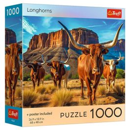 Puzzle: Longhorns 1000 Piece (Trefl Red)