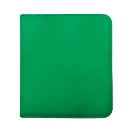 12-Pocket Zippered PRO-Binder - Green