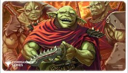 Playmat: Stitched Edge: Magic the Gathering: Commander Series: Krenko, Mob Boss