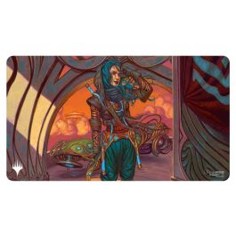 Playmat: Magic the Gathering: Aetherdrift Race: Sita Varma, Masked Racer