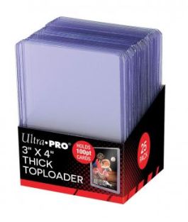3" X 4" Thick 100PT Toploader 25ct