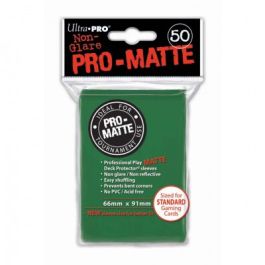 Deck Protection Sleeves: PRO: Matte Green (50)