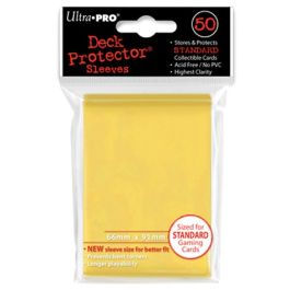 Deck Protection Sleeves: Solid Yellow (50)