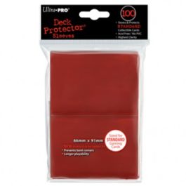 Deck Protection Sleeves: Solid Red (100)