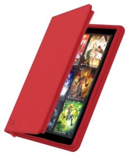 UGD010210 Ultimate Guard Zipfolio: 360  18-Pocket Xenoskin Red