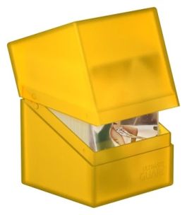 UGD010690 Ultimate Guard Boulder Deck Case: 100+ Amber