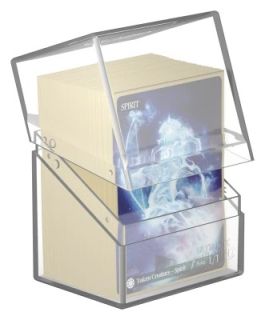 UGD010893 Ultimate Guard Boulder Deck Case: 80+ Standard Size Clear