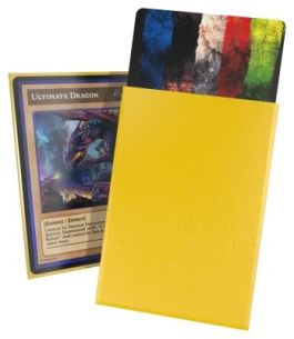 Cortex Sleeves: Japanese Size Matte Yellow (60)