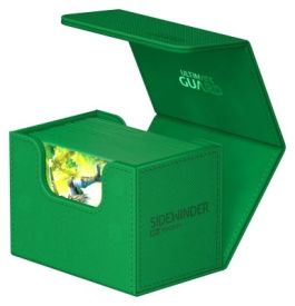 UGD011206 Ultimate Guard Sidewinder Deck Case: 80+ Monocolor Green