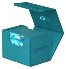 UGD011207 Ultimate Guard Sidewinder Deck Case: 80+ Monocolor Petrol