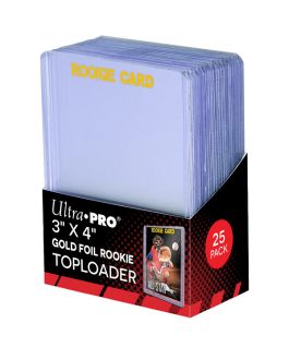 Ultra Pro Topload 3x4 Rookie Gold 25ct