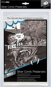 Silver Comic Preserver 7.25in x 10.5in (10)