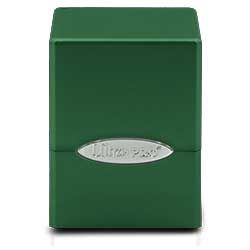 Satin Cube: Forest Green
