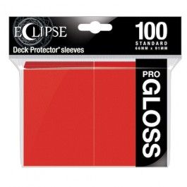 Eclipse Gloss Standard Sleeves: - Apple Red (100)