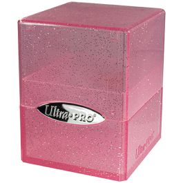 Satin Cube: Glitter Pink