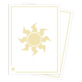 Magic the Gathering CCG: Mana 8 - 105ct Apex Deck Protector sleeves - Plains