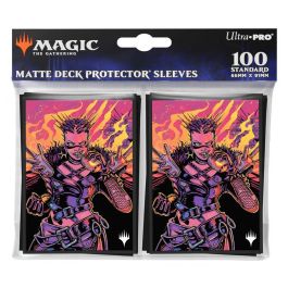 Magic the Gathering CCG: Multiplanar Race Set 100ct Deck Protector Sleeves Borderless Racer 4