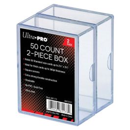 UPI81173 Ultra-Pro Clear Card Box 2 Piece (50)