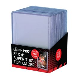 Toploader: 3in x 4in 75pt Thick (25)