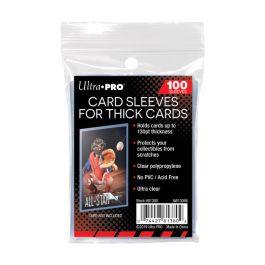Thick Card Sleeves 2.5in x 3.5in (100)