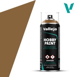 Vallejo Aerosol Fantasy Color Primer - Leather Brown (400 ml) (6 Pack)