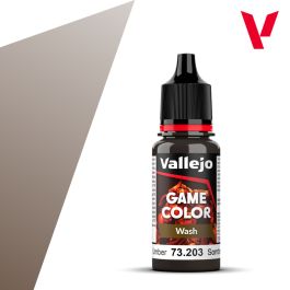 Vallejo Game Color Wash 203  Umber (18ml) (6 Pack)