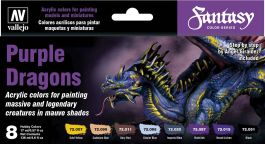 Fantasy Color: Purple Dragons