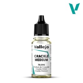 VAL70598 Vallejo Auxiliary Products: Crackle Medium (18ml)