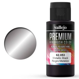 Airbrush Color: Metallic Black (60ml)